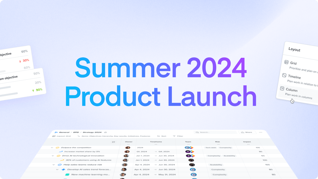 Summer 2024 Product Launch